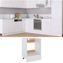 vidaXL ormarić za pećnicu bijeli 60 x 46 x 81,5 cm od iverice Cijene