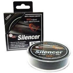 Savage Gear struna sg HD8 silencer 8-BRAID 120M green 0/32MM Cene