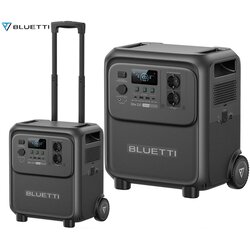 BLUETTI ELITE 320 prenosna polnilna postaja, 1800W moč, 3200Wh baterija, polnjenje / napajanje naprav, BMS sistem, TurboBoost, aplikacija, 2x AC, 1x DC 12V, 2x USB-A, 2x USB-C, zaslon, kolesa, ročaj - - Bonajo Cene