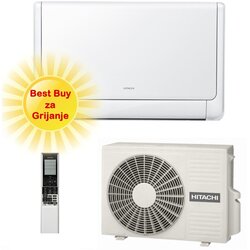 Hitachi podni klima uređaj 2,5 kw - RAF-25RXE/RAC-25FXE -shirokuma , za prostor do 25m2, a+++ energetska klasa, R-32 Cene