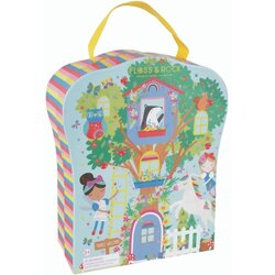 Floss&Rock® prijenosna kutija za igru s drvenim figuricama playbox rainbow fairy (10 komada) Cene