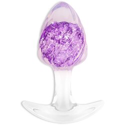 Toyjoy Anal Play Crystal Butt Plug Medium Purple Cene