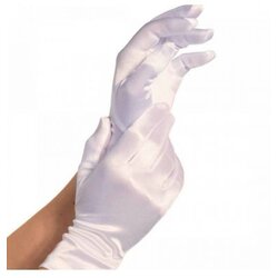 Leg Avenue Wrist Length Satin Gloves 2B White Cijene