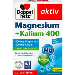 Doppelherz aktiv magnezij + kalij 400 - 30 tabl. Cene