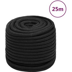  Vrv za čoln popolnoma črna 18 mm 25 m polipropilen Cene