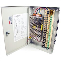 Gigatech napajanje dc 12V 20A panel 18xOUT 017-0080 Cene