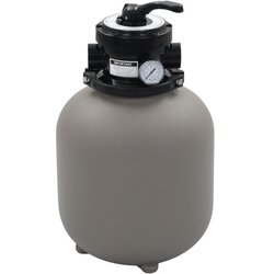  Pješčani filtar za bazen s ventilom s 4 položaja sivi 350 mm Cijene