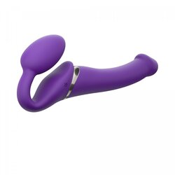 Strap-On-Me vibracijski strap on dildo bez pojasa Strap On Me veličina M, ljubičasti Cijene