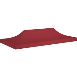 vidaXL Krov za šator za zabave 6 x 3 m bordo 270 g/m² Cijene