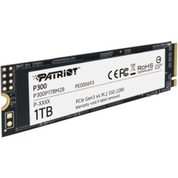 Patriot SSD 1TB M.2;P300 M.2 PCIe Gen 3 x4;up to R/W : 1700/1100MB/s Cene