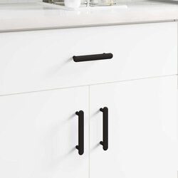 Drška za ormar 474 pcs Crna 121 x 16.6 x 28.3 mm Željezo Cene