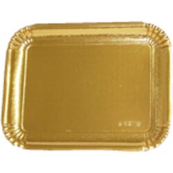 MEGA PACK Kartonska zlatna tacna 7=6 27x35 cm 10/1 Cene