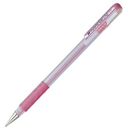 Pentel Gel roler pisalo Metallic Hybrid Grip, 0.8 mm, roza Cene