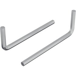 vidaXL Šesterokotna ključa 2 pcs srebrna 22 x 66 mm Jeklo, (5000214367) Cene