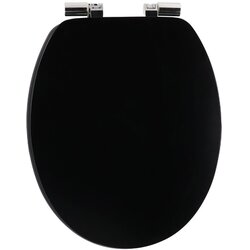 Tendance WC daska od MDF-a s metalnim okovima, sporo zatvaranje 37,5x46 cm, crna Cijene