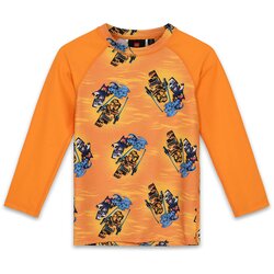 Lego ninjago majica za kupanje sa dugim rukavima, narandžasta Cene
