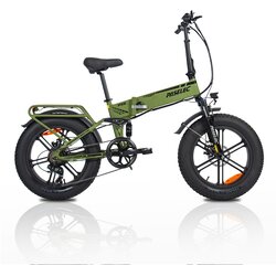 Paselec Zložljivo električno kolo PX6, 20” FatBike, 48V 12Ah baterija, zeleno, (5000255673) Cene