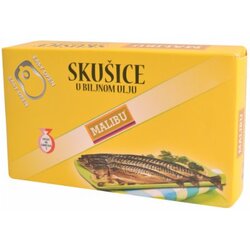 Malibu skušice u biljnom ulju 125g linemka Cene