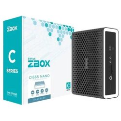 Zotac 1165G7/2 x DDR4/6 Gbps 2,5" SATA/Intel Iris Xe-Mini PC ZBOX CI665 nano Barebone Intel Core i7 Cene