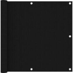 vidaXL balkonski zastor crni 90 x 500 cm od tkanine Oxford Cijene