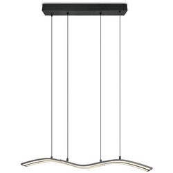 Trio Select Mat črna kovinska LED viseča svetilka z daljinskim upravljalnikom/zatemnitvena Spider – Cene