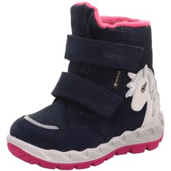 Superfit Škornji 'Icebird' mornarska / siva / roza / bela Cene