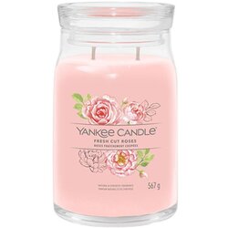 Yankee Candle Fresh Cut Roses dišeča sveča Signature 567 g Cene