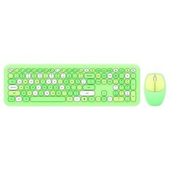 MOFII zeleni-Mofii Komplet tastatura i miš Retro Cene