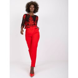 Italy Moda Trousers-DHJ-SP-12787.21X-red Cene