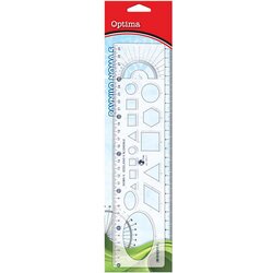 Optima Ravnilo Noma 5, transparentno, 30 cm Cene