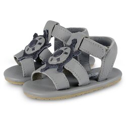 Donsje® dječje sandalice flops steering wheel light grey betting leather Cene