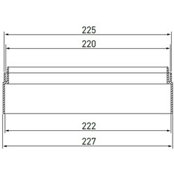 Cook adapter spojka pravokotnega kanala iz 220x90 mm na 227x94 mm, BVG229NIFFNF Cene