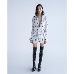 INES ATELIER Ženska haljina bela Cene