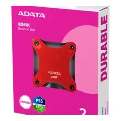 A DATA 2TB external SSD Durable SD620 Red Cene