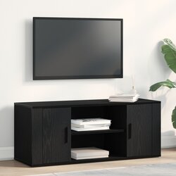 vidaXL TV kabinet Crni hrast Inženjersko drvo 100 x 35 x 40 cm Cijene