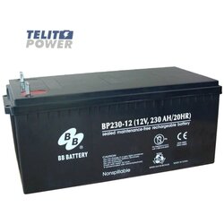 BB Tech BPS230‑12 AGM akumulator – 12V, 230Ah za UPS i telekom Cene
