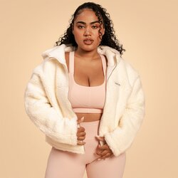 BeastPink Ženska jakna Hoodie Bliss Ivory Cene
