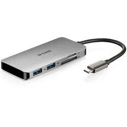 Hub DLINK 5u1 USB-C sa HDMI i SD/microSD Cene
