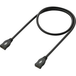SpeaKa Professional Dupli ženski HDMI-konektor, 1m, crne boje Cene