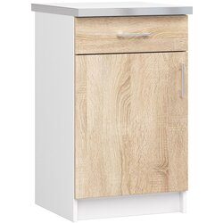 AKORD lima S50 SZ1 omara + bela/hrast sonoma pult, (21713689) Cene