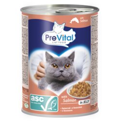 PREVITAL Hrana za mačke, Losos, 415 g Cene