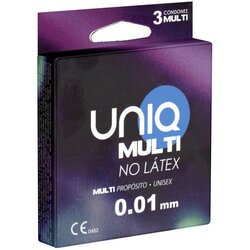 Uniq Multi Unisex No Latex 0.01mm Condoms 3 pack Cene
