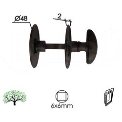 Dabel rozeta za vrata r2 bm wc 6x6 mm dp1 Cene
