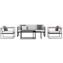 SENSUM Set lounge namještaja (5 -dij., Čelik, Crne boje) Cene