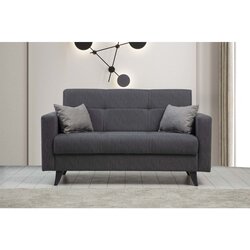 Atelier Del Sofa sofa dvosed polya dark grey Cene