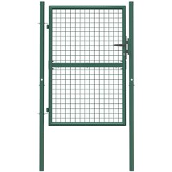 vidaXL Vrata za ogradu čelična 100 x 125 cm zelena Cijene