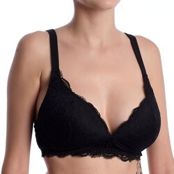 Lormar Nosečniški modrčki / Modrčki za dojenje VELA-FRIZZANTE-NEGRO Črna Cene