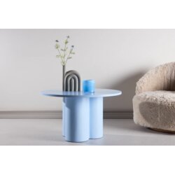 Venture Home Olivia klub stolić ⌀80 cm, plavi Cijene
