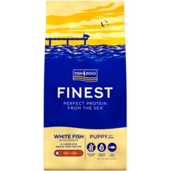 Fish4Dogs Finest Puppy small bela riba s krompirjem 6 kg Cene