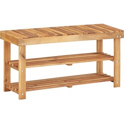 vidaXL stalak za cipele od masivnog bagremovog drva 90 x 32 x 46 cm Cijene